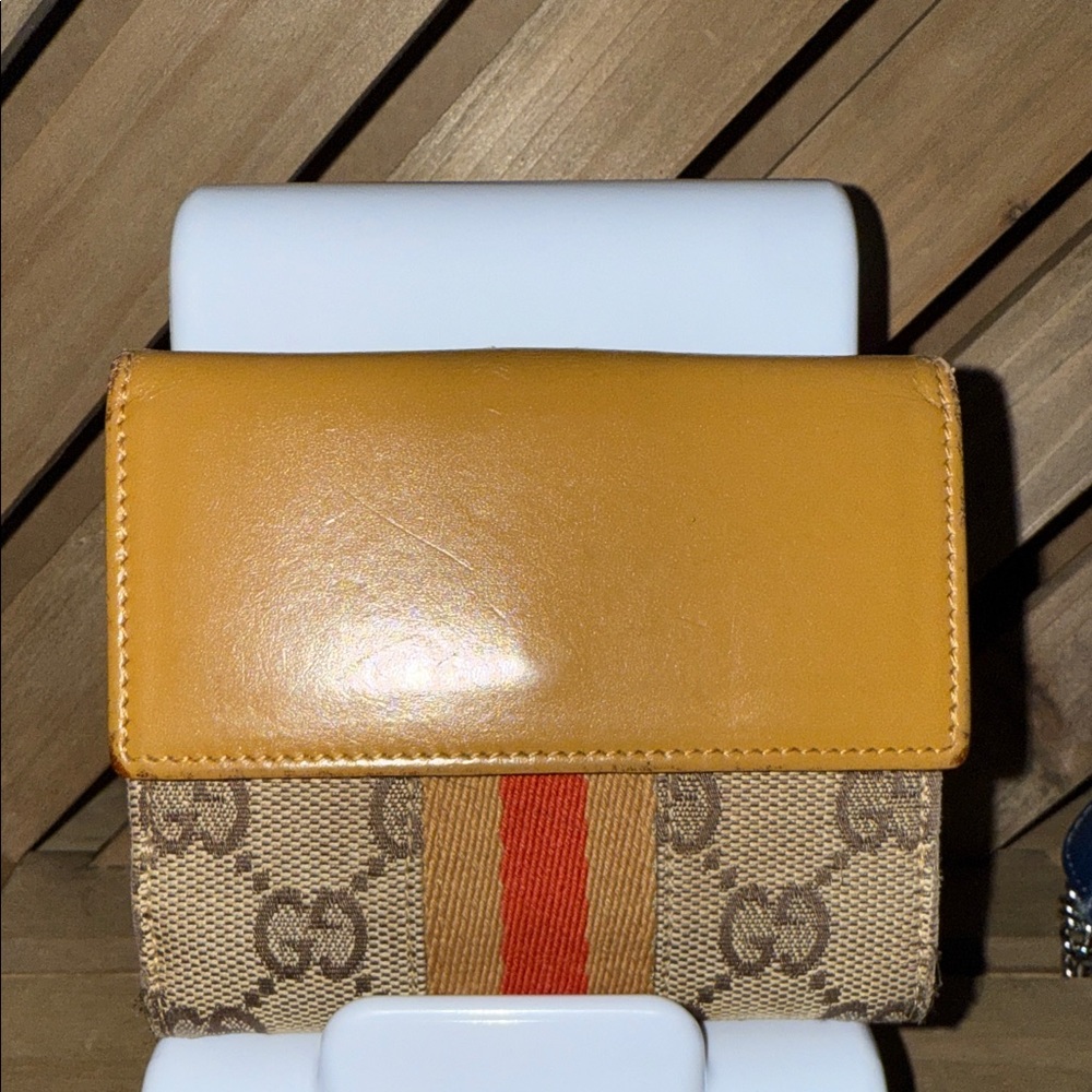 Gucci Monogram Jackie Wallet with